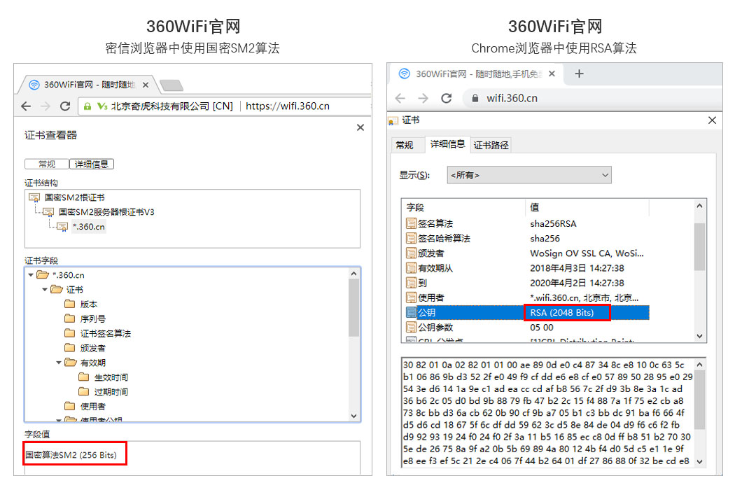 360WiFi官网启用沃通国密SSL证书 360WiFi官网启用沃通国密SSL证书